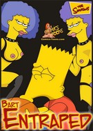 Comics toons The Simpsons Bart Entrapped