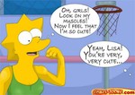 ComicsToons - Lesbian orgy at school gym 1(Simpsons)
