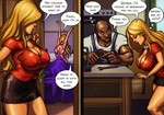 Threesome interracial sex from BlackNwhiteComics in Home Construction ch 1