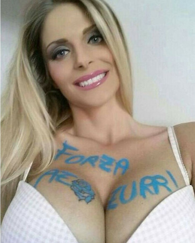 Francesca Cipriani pictures Showgirl and TV presenter promises to strip naked if Italy win Euro 2016