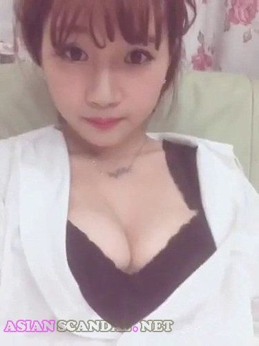 Asian horny nurse getting nude showing her pink pussy