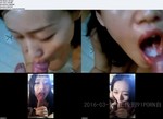 Compilation of Asian girlfriend sucking cock swallowing cum getting facial (35 videos)