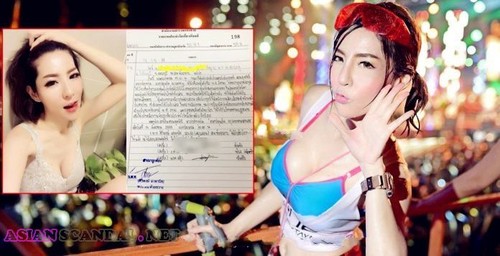 Секс-скандал в Таиланде - красивая диджейка обнажила свои большие сиськи и розовую киску