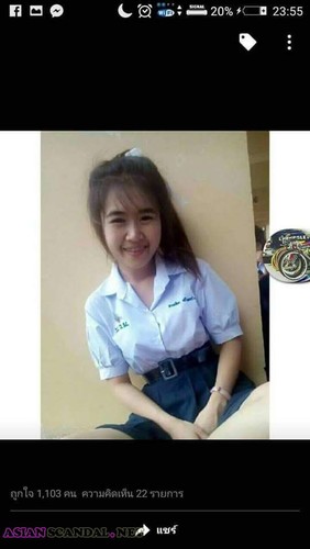 Скандальный секс тайской студентки в школе (полные 4 клипа)