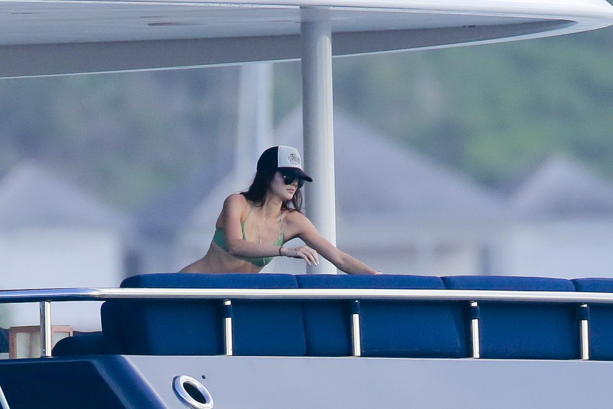 Kendall Jenner wearing sexy bikini on the boat  in St Barts 24x HQ 14.jpg