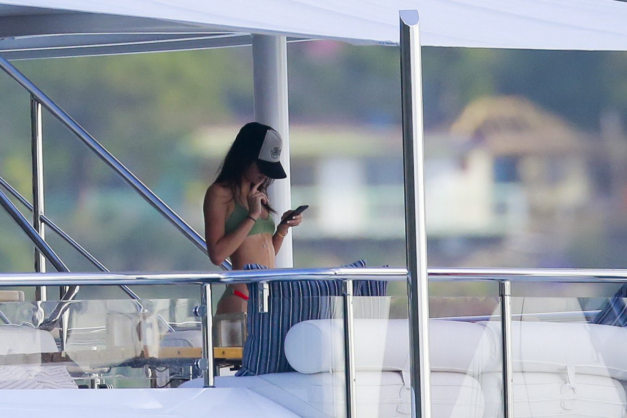 Kendall Jenner wearing sexy bikini on the boat  in St Barts 24x HQ 5.jpg