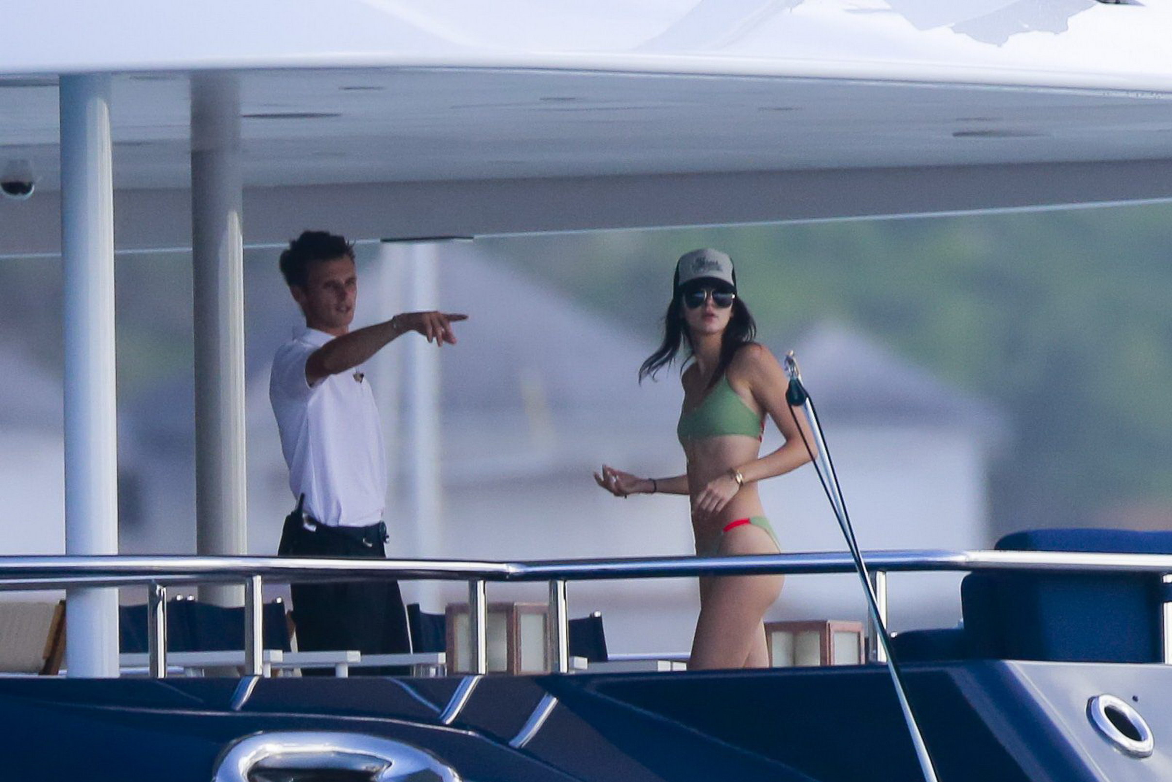 Kendall Jenner wearing sexy bikini on the boat  in St Barts 24x HQ 18.jpg
