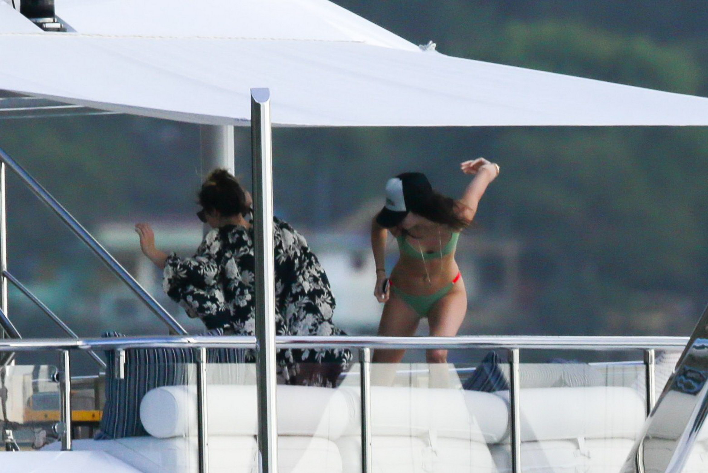 Kendall Jenner wearing sexy bikini on the boat  in St Barts 24x HQ 20.jpg
