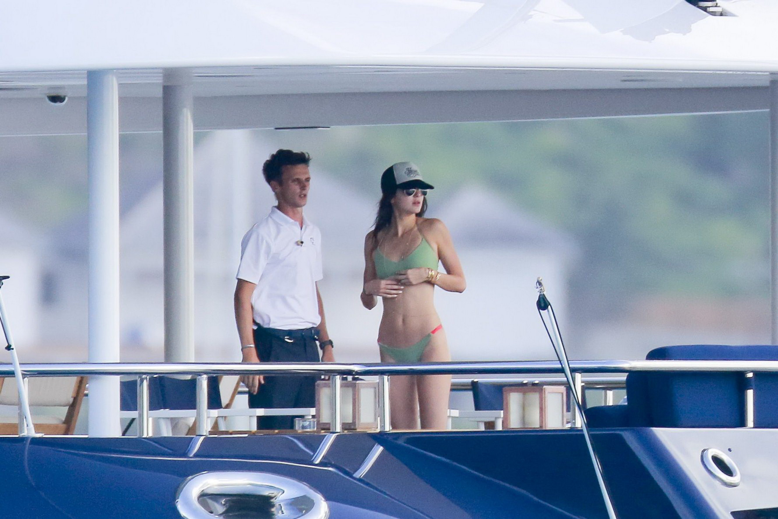 Kendall Jenner wearing sexy bikini on the boat  in St Barts 24x HQ 17.jpg