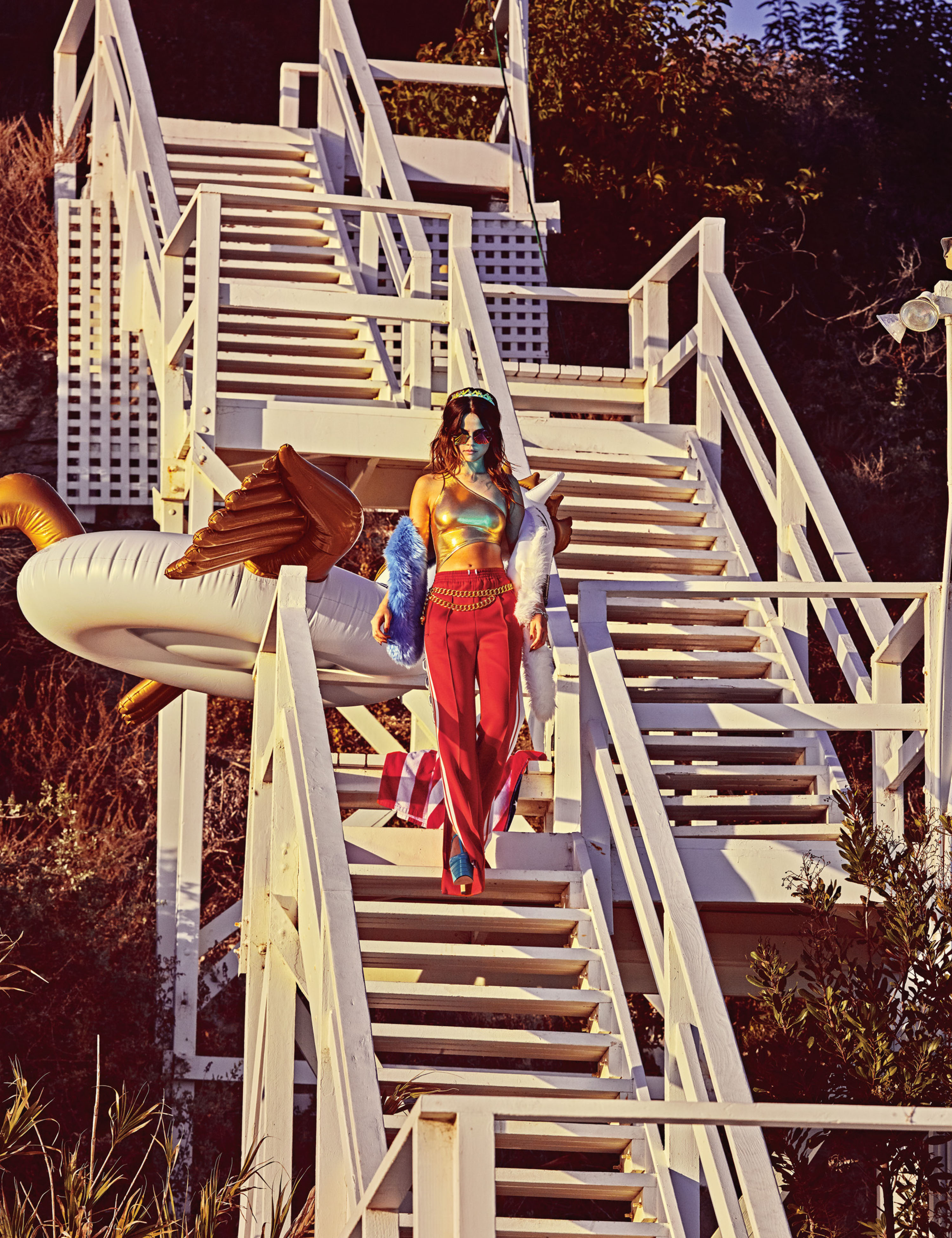 Selena Gomez sexy bikini photo shoot for W Magazine 2016 March 17x UHQ photos 10.jpg