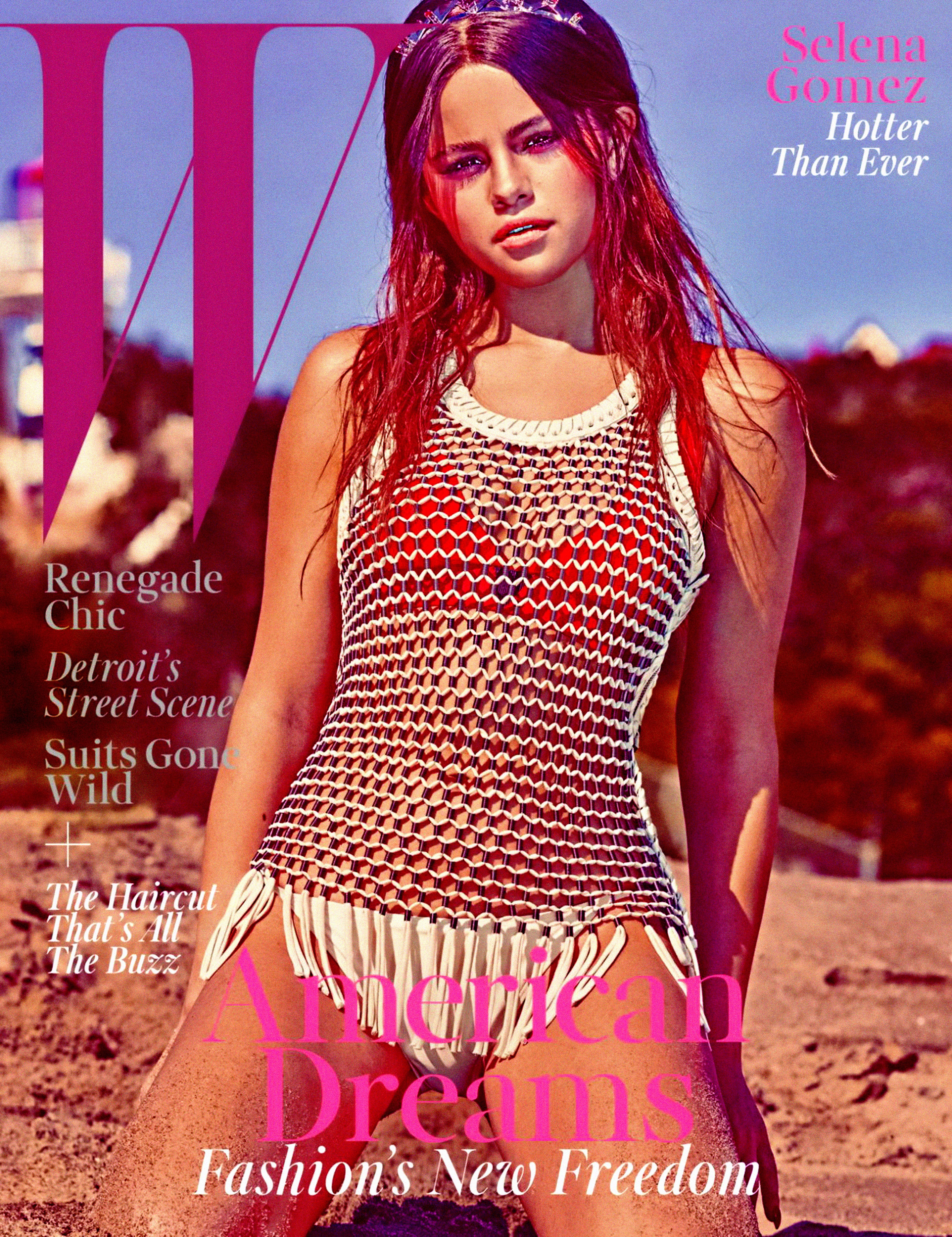 Selena Gomez sexy bikini photo shoot for W Magazine 2016 March 17x UHQ photos 5.jpg