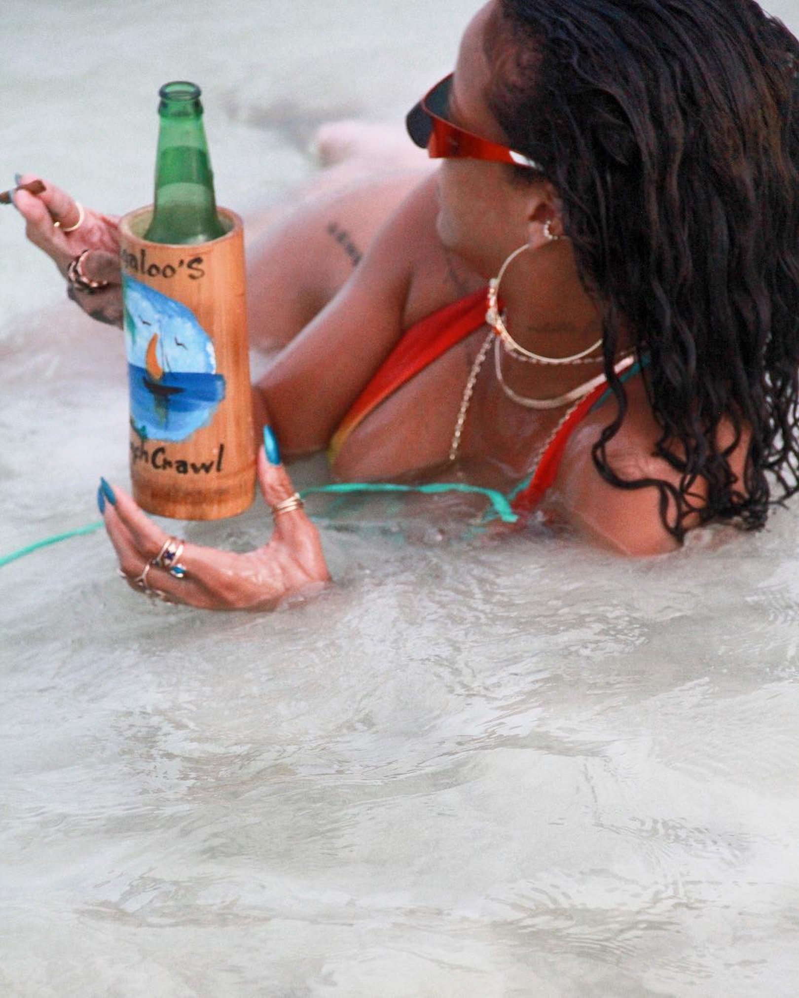 Rihanna in see through top, sexy bikini in Barbados HQ Instagram photos 16.jpg