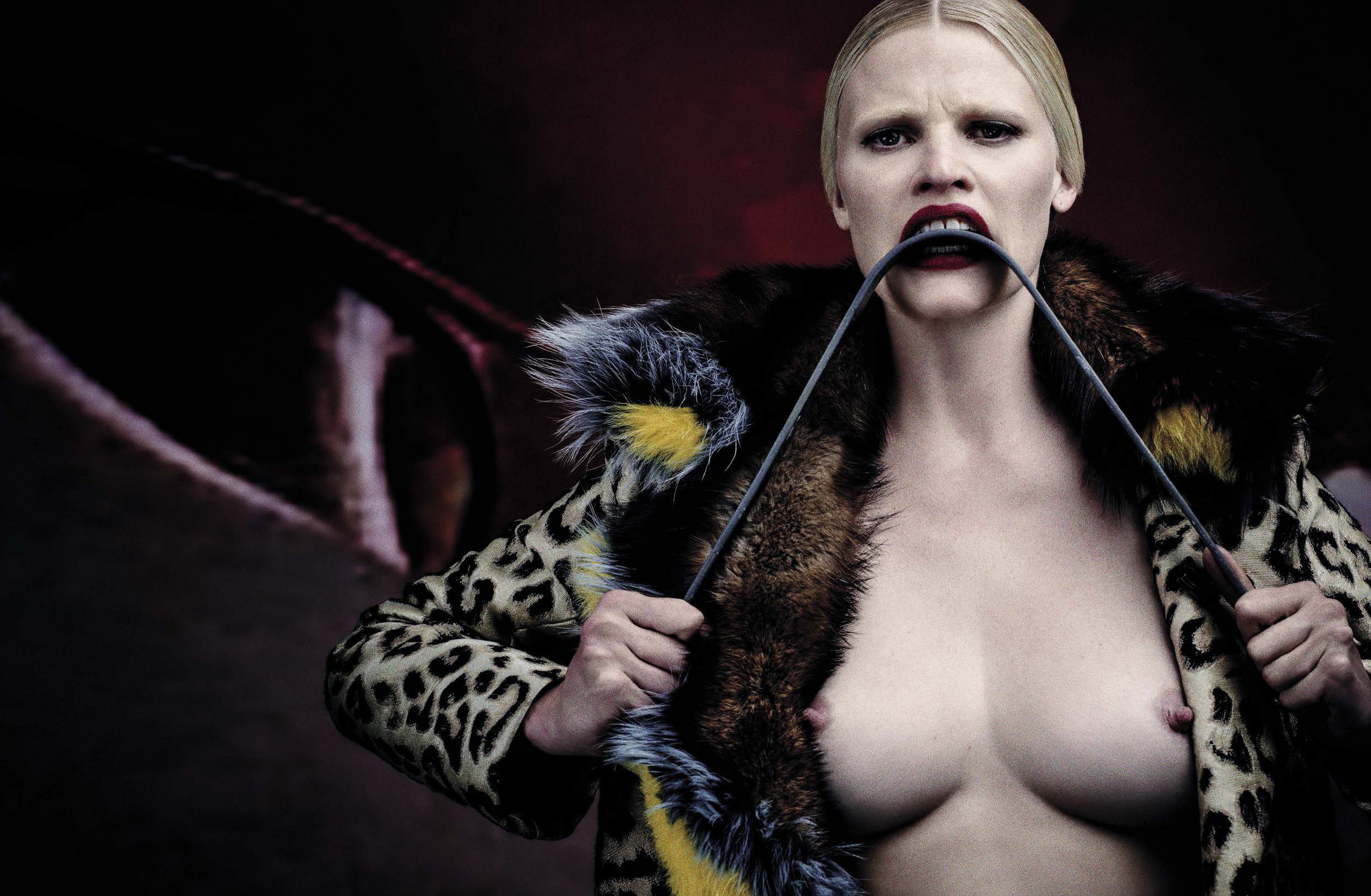 Lara Stone topless Steven Klein photo shoot 19x HQ photos 15.jpg