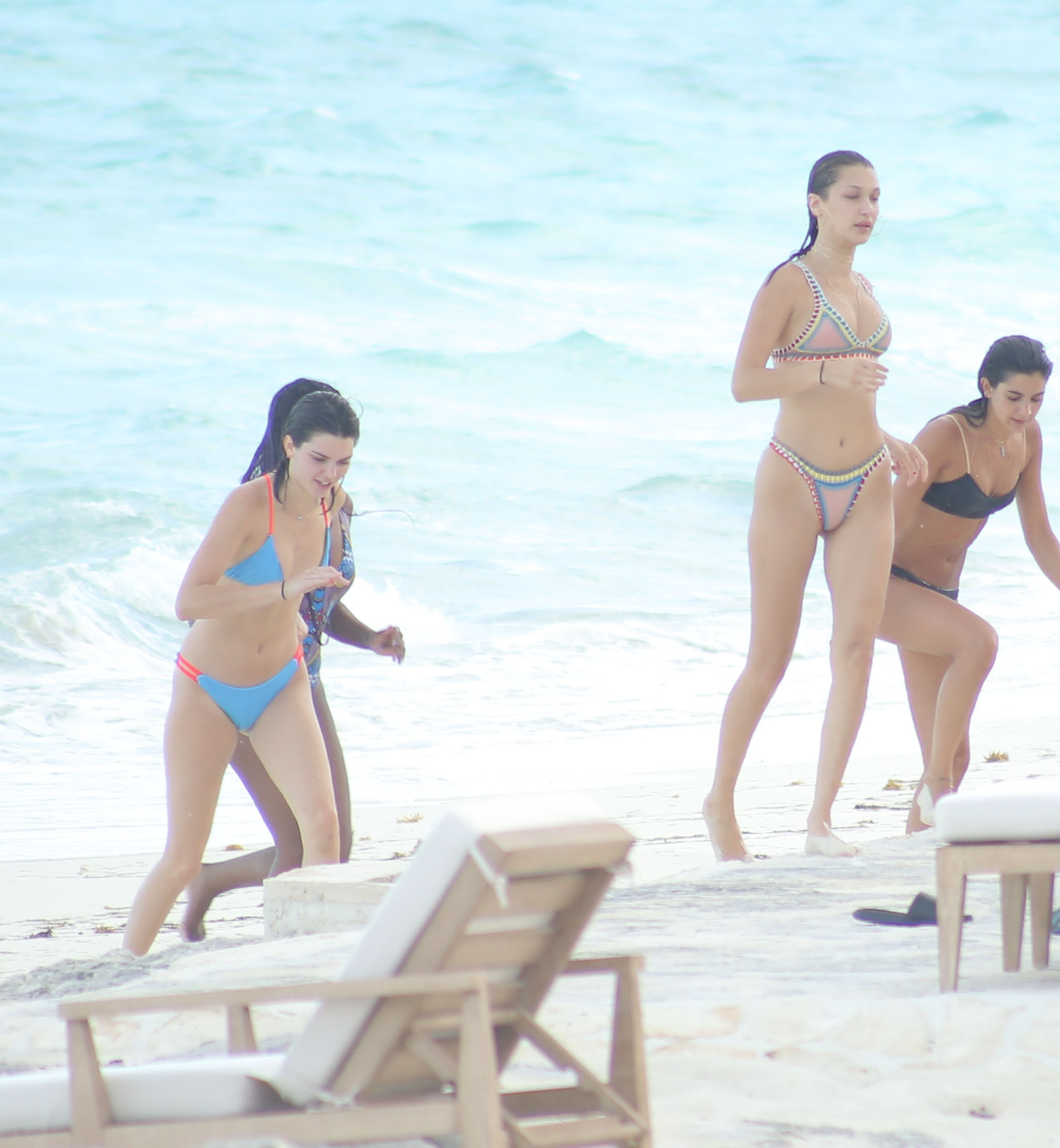 Kendall Jenner, Bella Hadid sexy bikini candids on the beach in Turks and Caicos 36x HQ photos 31.jpg