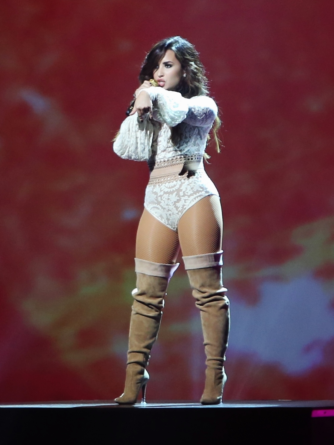 Demi Lovato hot performing in Vancouver 20x HQ photos 6.jpg