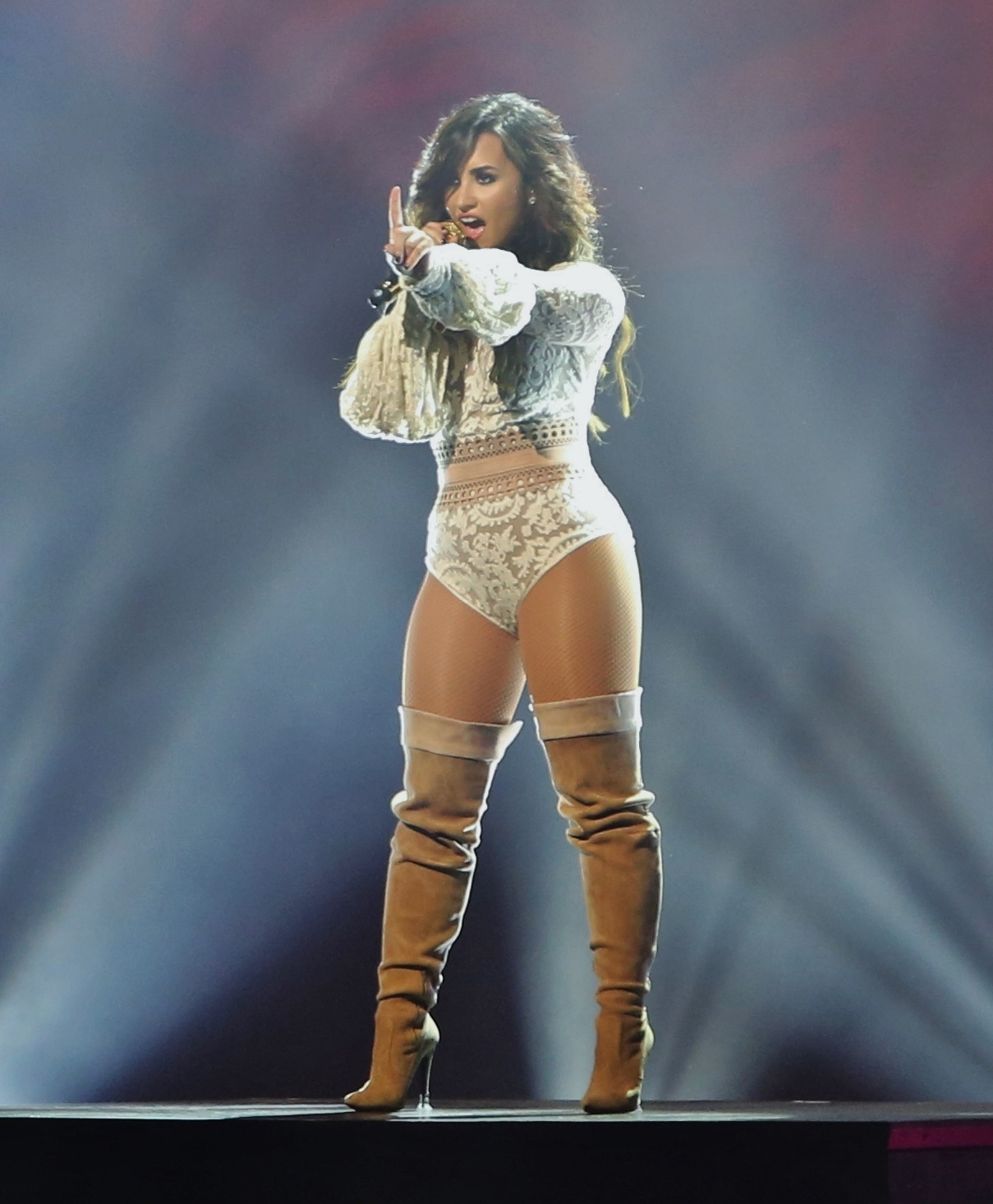 Demi Lovato hot performing in Vancouver 20x HQ photos 5.jpg