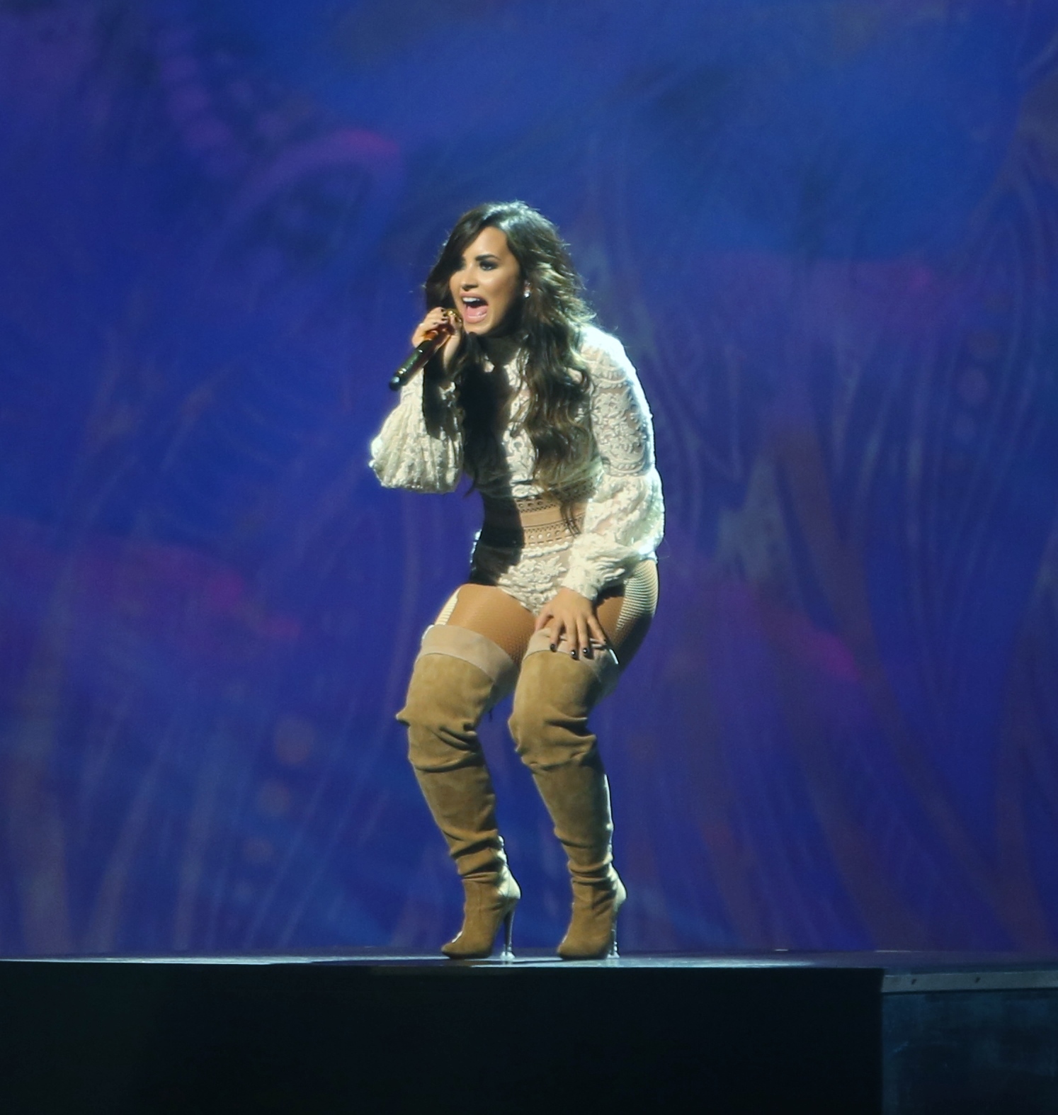 Demi Lovato hot performing in Vancouver 20x HQ photos 9.jpg