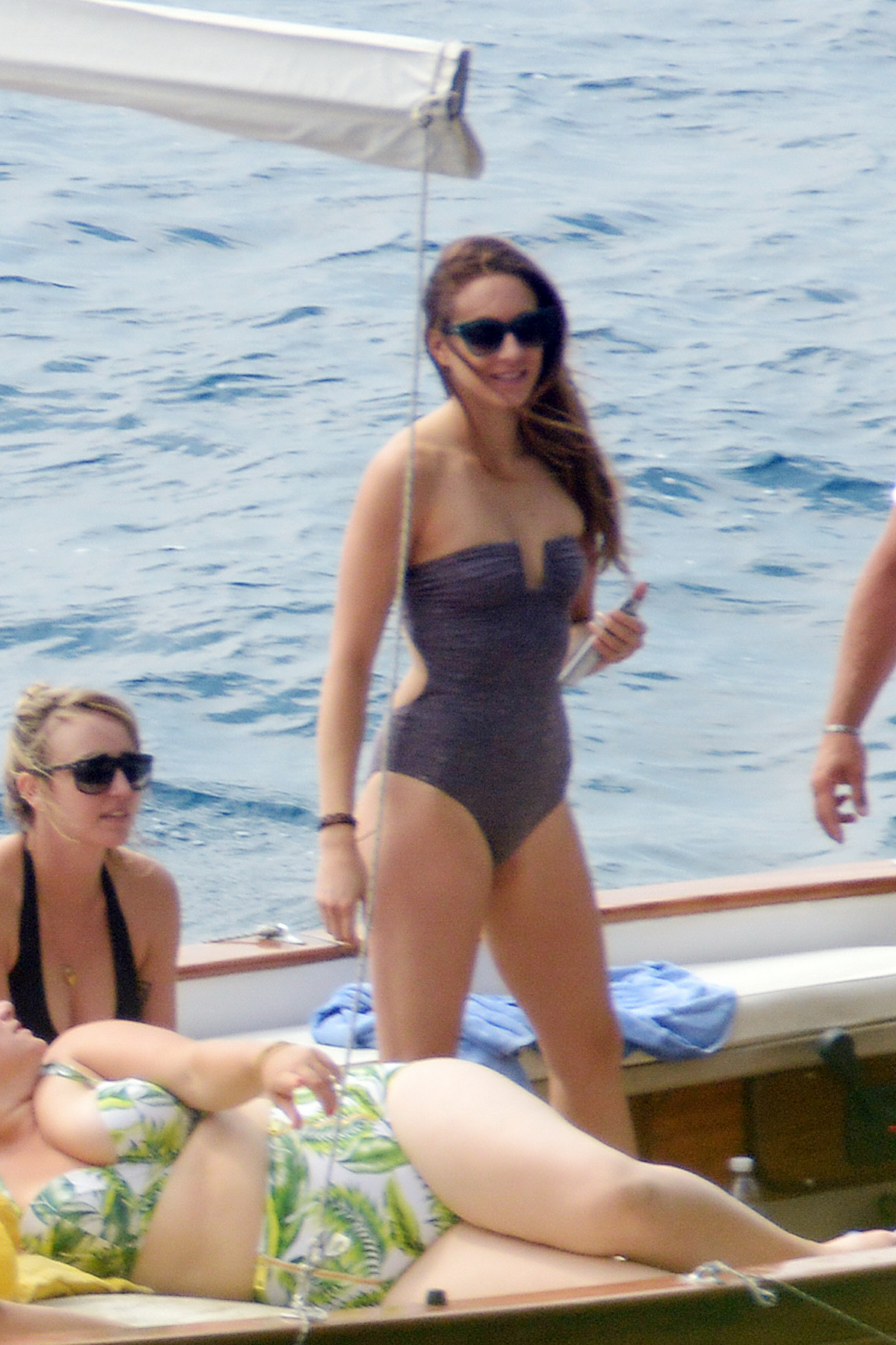 Ashley Benson, Shay Mitchell & Troian Bellisario sexy bikinis and swimsuits candids on the yacht in Capri 37x HQ photos 24.jpg