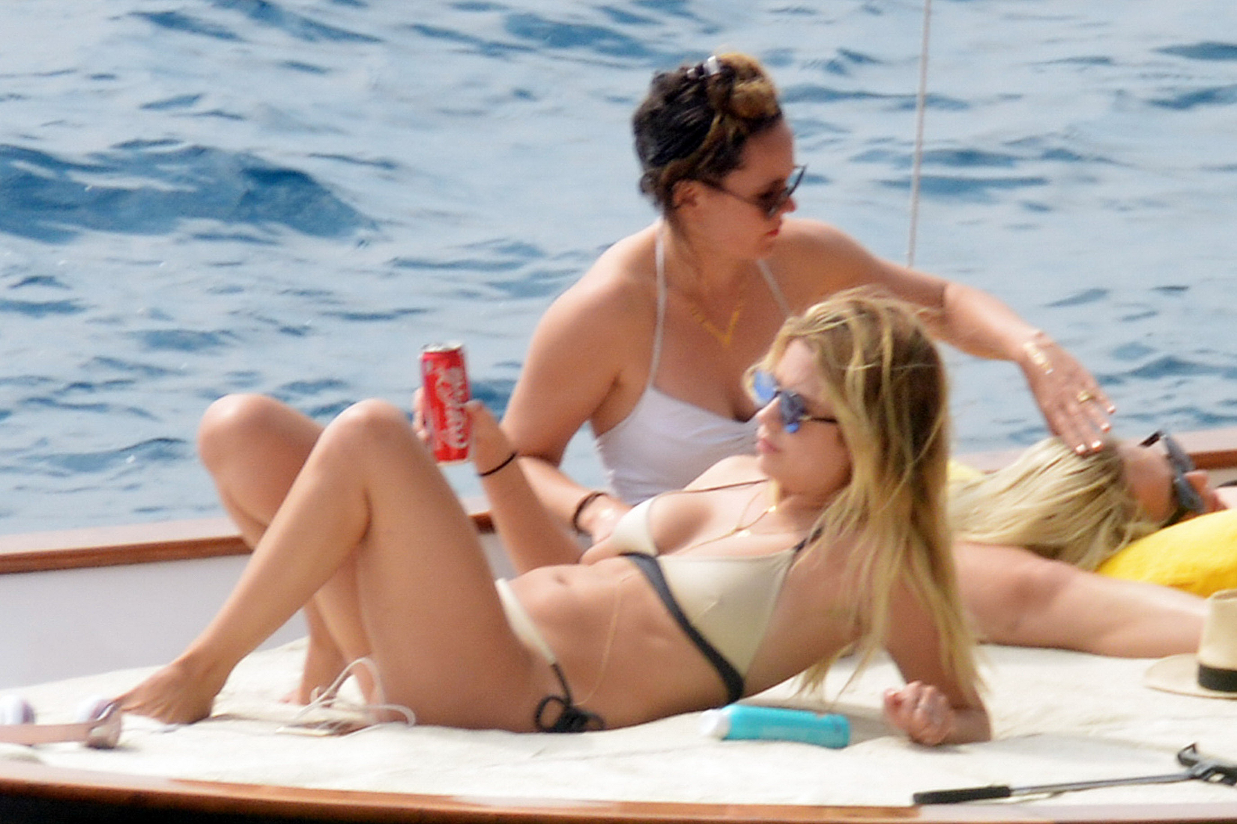 Ashley Benson, Shay Mitchell & Troian Bellisario sexy bikinis and swimsuits candids on the yacht in Capri 37x HQ photos 17.jpg
