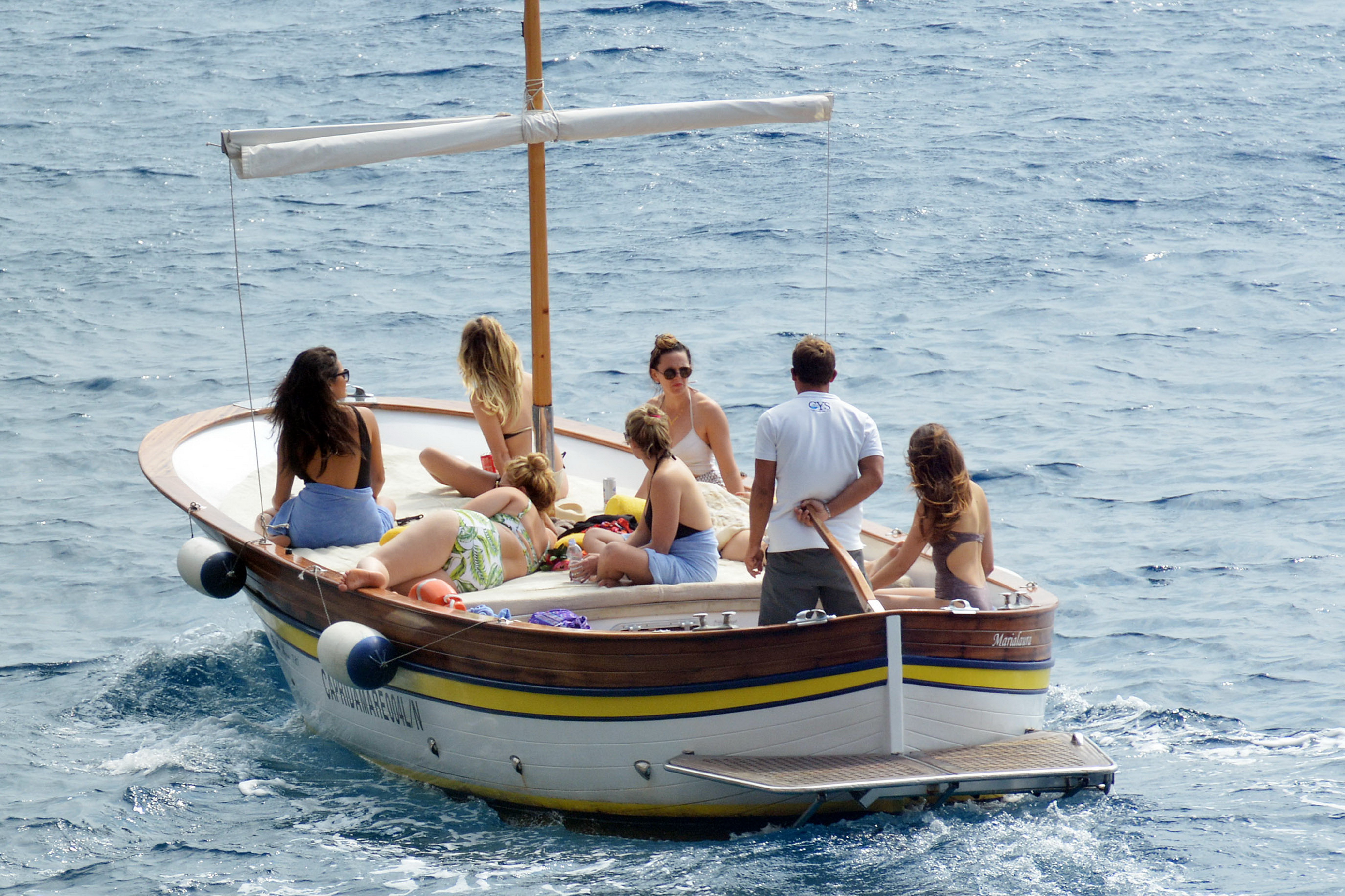 Ashley Benson, Shay Mitchell & Troian Bellisario sexy bikinis and swimsuits candids on the yacht in Capri 37x HQ photos 7.jpg