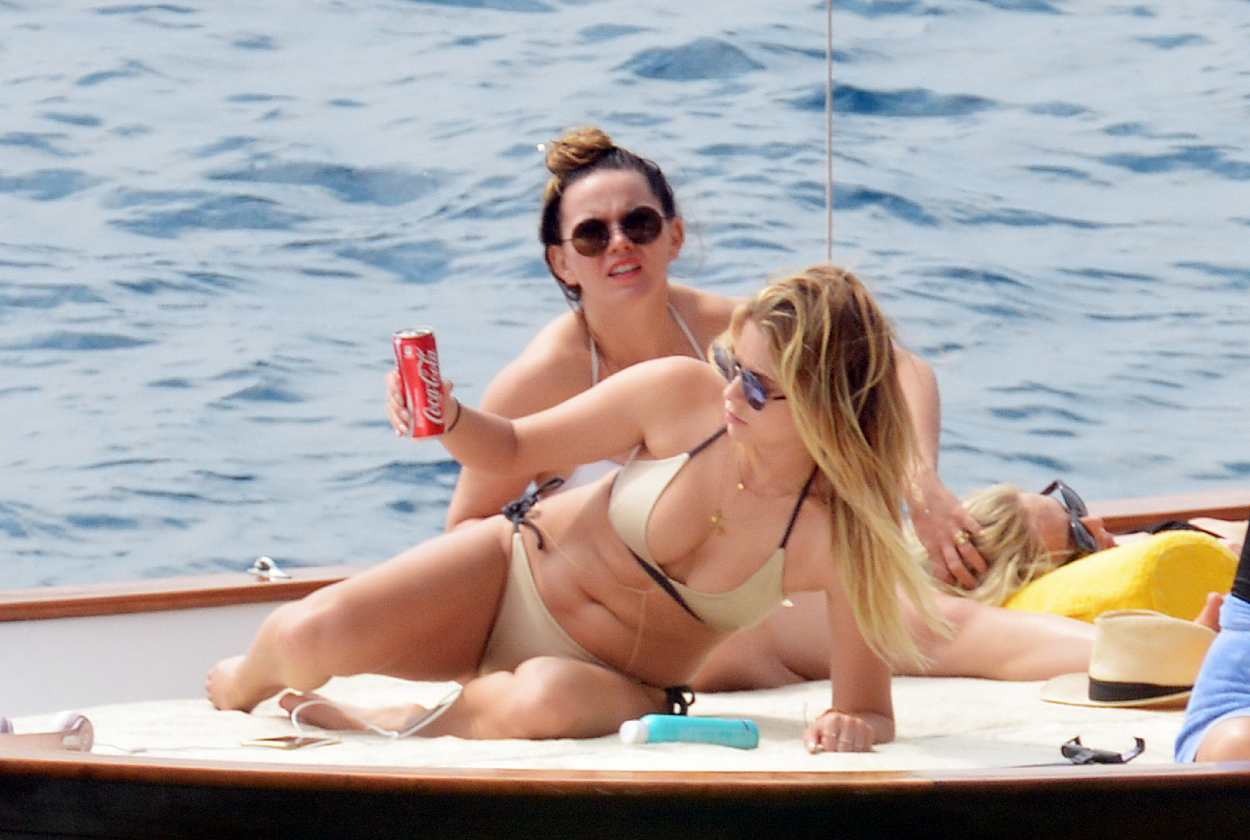 Ashley Benson, Shay Mitchell & Troian Bellisario sexy bikinis and swimsuits candids on the yacht in Capri 37x HQ photos 27.jpg