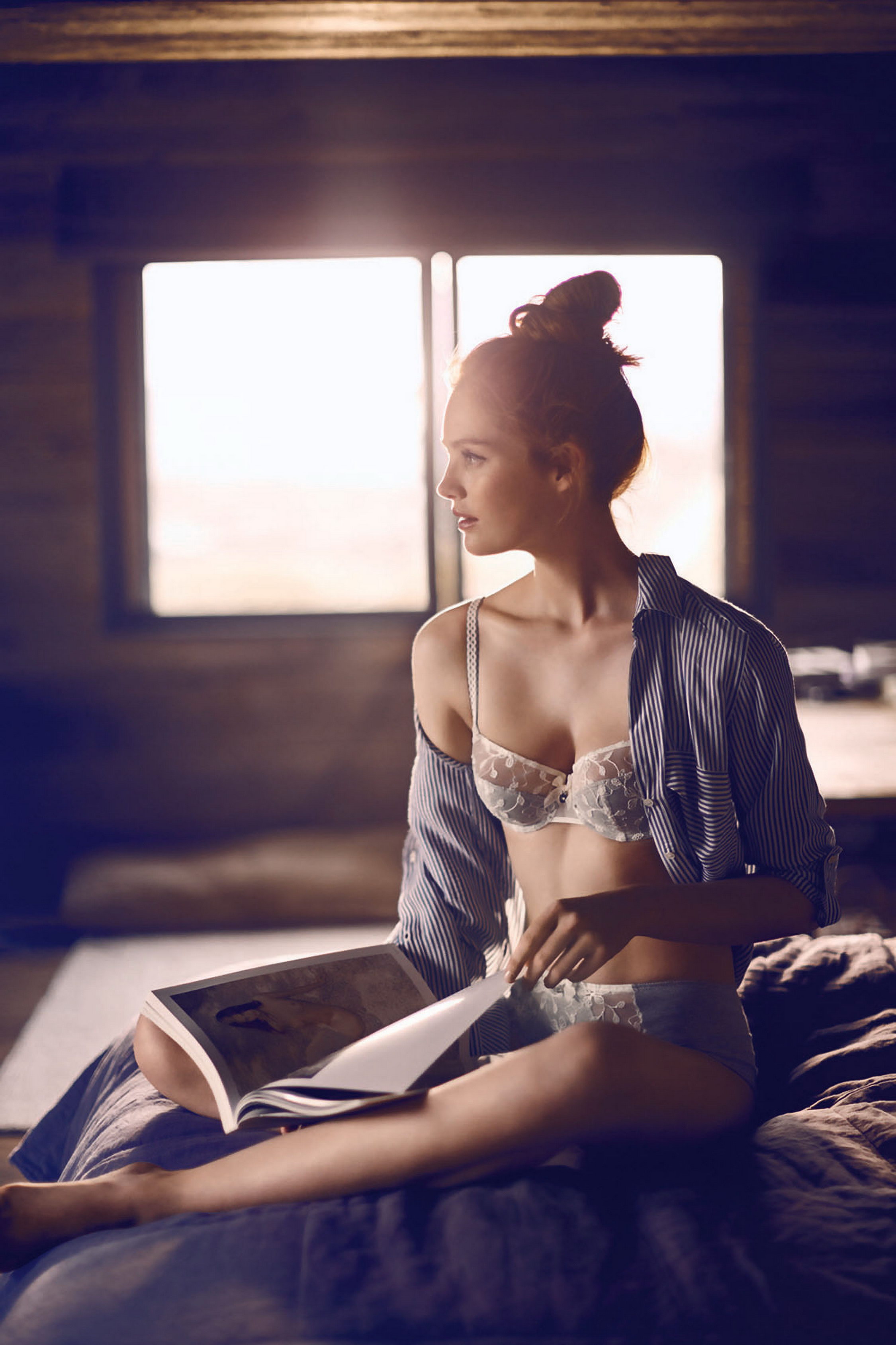 Alexina Graham topless see through lingerie for Barbara Spring-Summer 2017 21x HQ photos 17.jpg