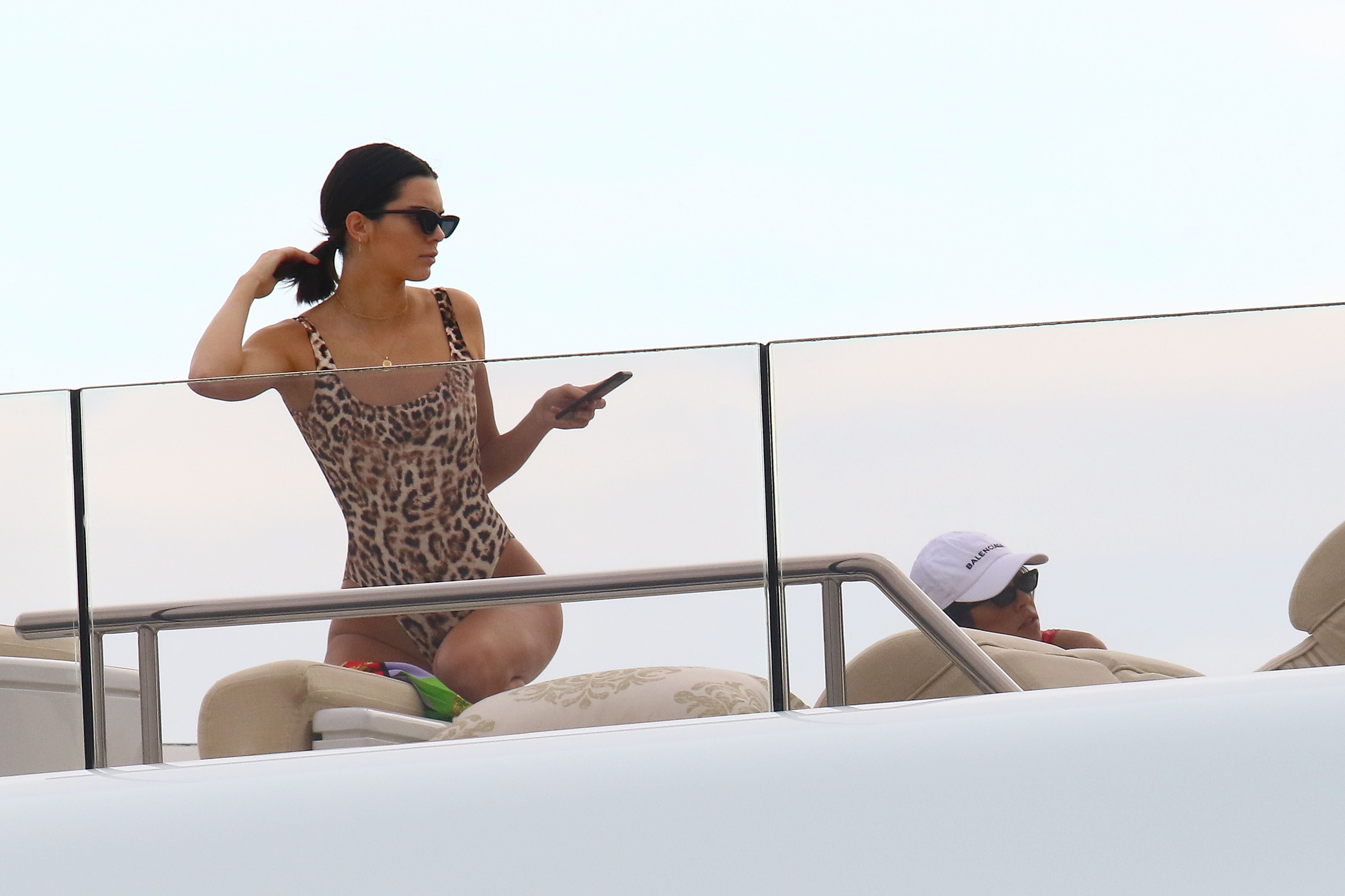 Kendall Jenner sexy swimsuit candids on a yacht in Antibes 198x MixQ photos 126.jpg