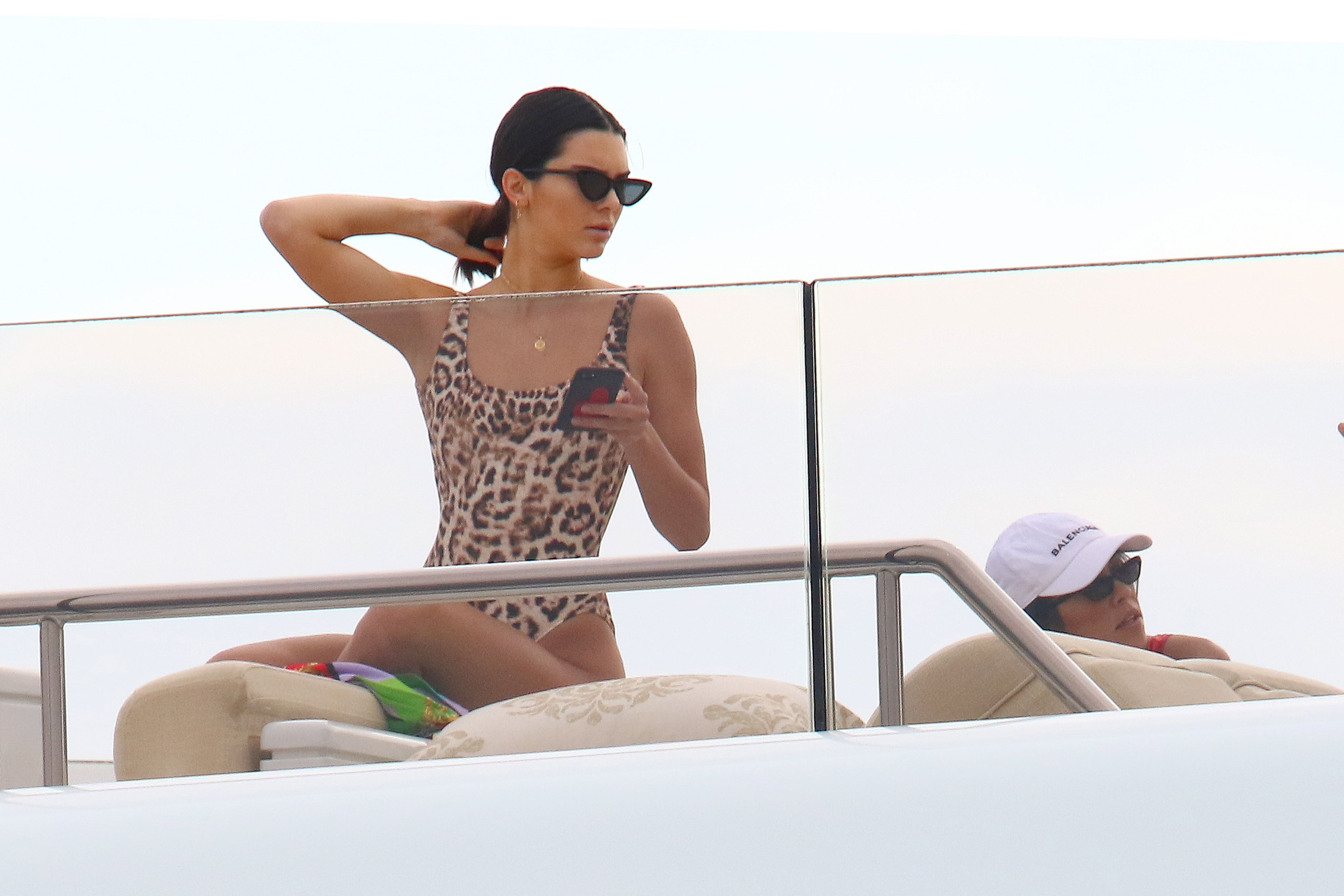 Kendall Jenner sexy swimsuit candids on a yacht in Antibes 198x MixQ photos 49.jpg