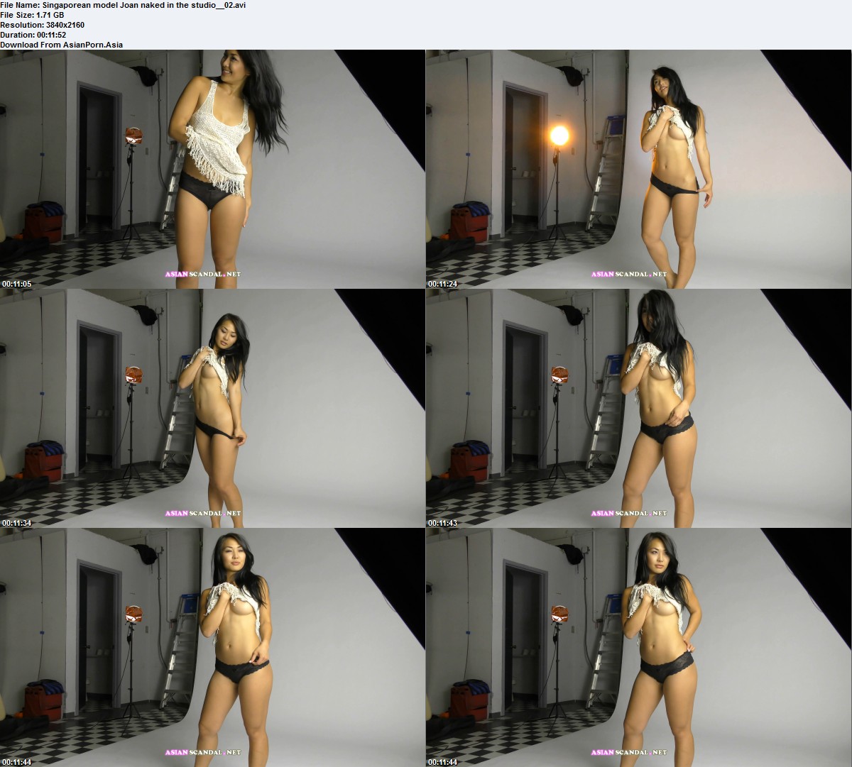Singaporean model Joan naked in the studio__11.jpg